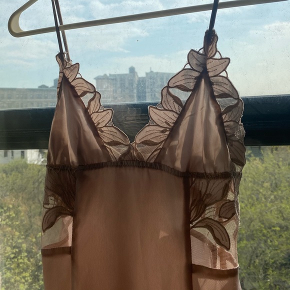 Honey Punch Embroidered Slip Dress with Slit - Picture 7 of 14